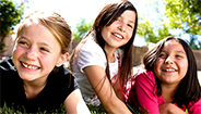 Group of smiling girls