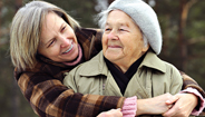 women hugging