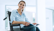 woman in wheelchair