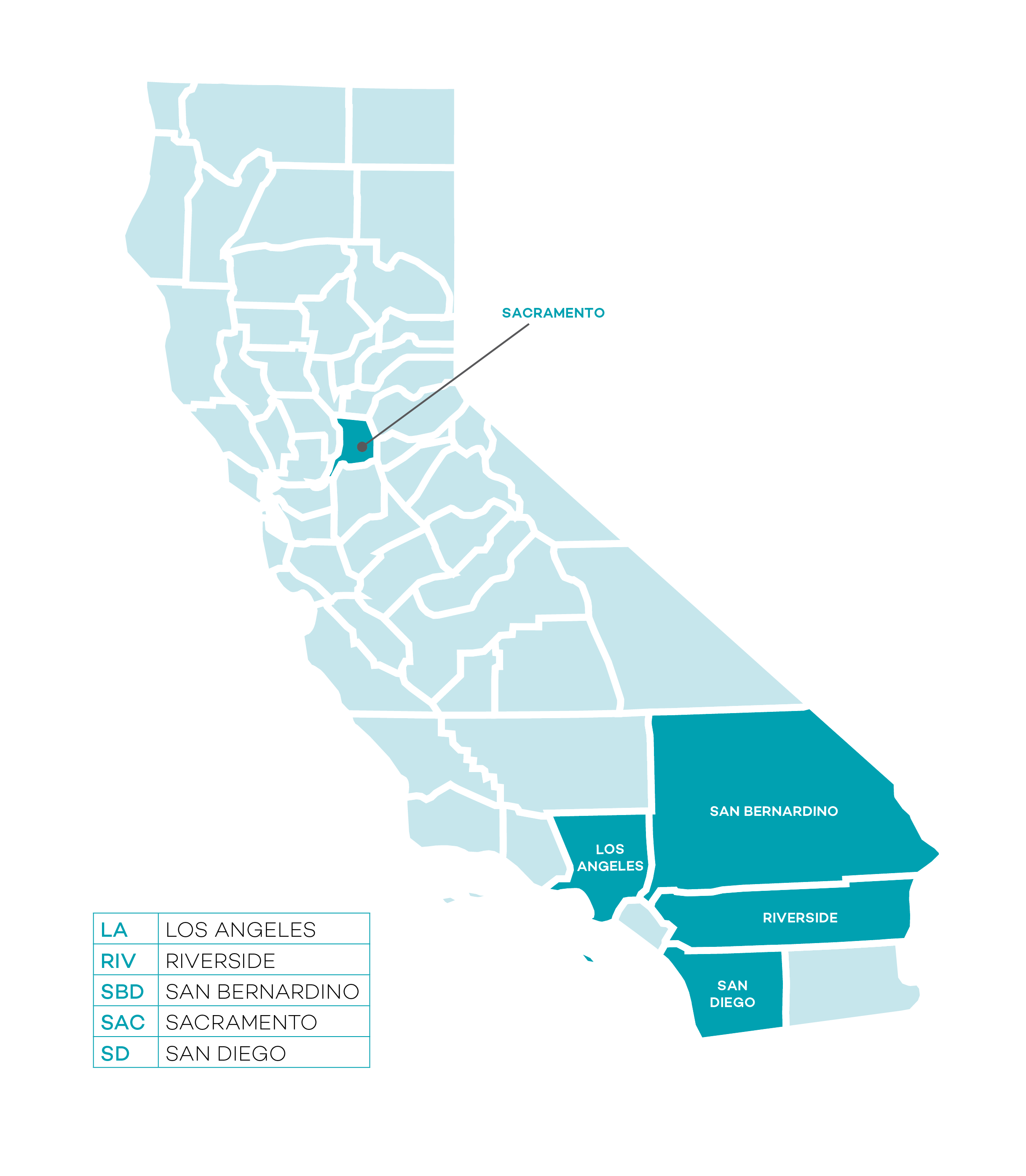 Medi-Cal coverage area