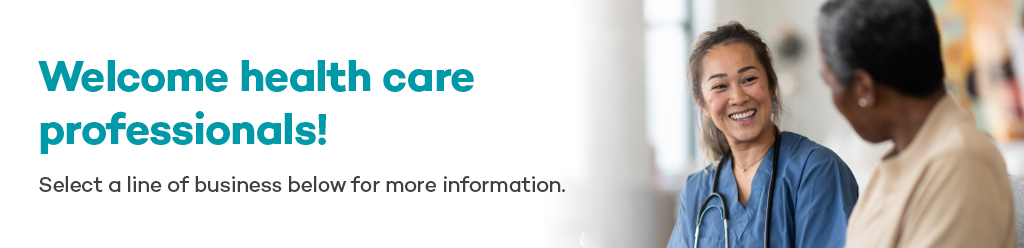 provider smiling at patient