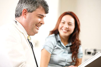 doctor with patient