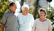 Group of elderly people laughing